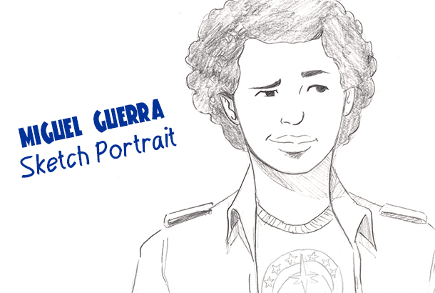 Miguel Guerra Sketch Portrait