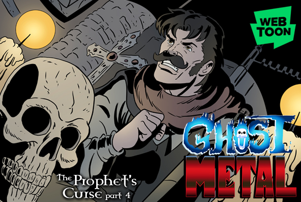 Ghost Metal on WEBTOON: The Prophet's Curse part 4 + trailer