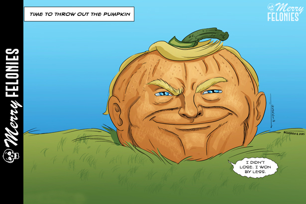 Merry Felonies: Pumpkinhead Trump