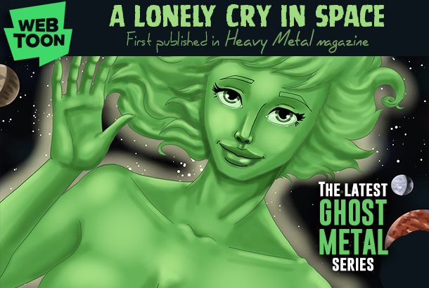 Webtoon Ghost Metal: A Lonely Cry in Space ep 1