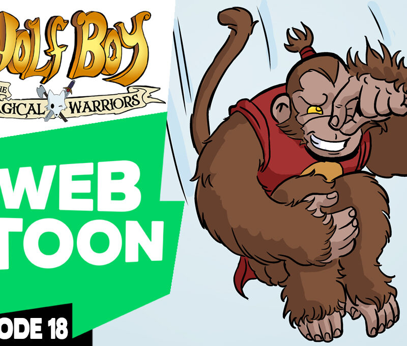WEBTOON ep18: Wolf Boy and the Magical Warriors