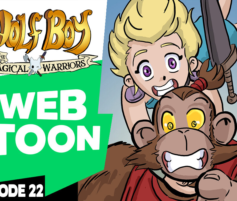 WEBTOON ep22: Wolf Boy and the Magical Warriors