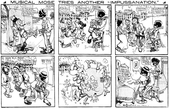 Musical Mose by George Herriman for Pulitzer's "New York World" (1902)