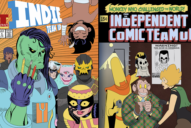 Indie Comic Team up (image)