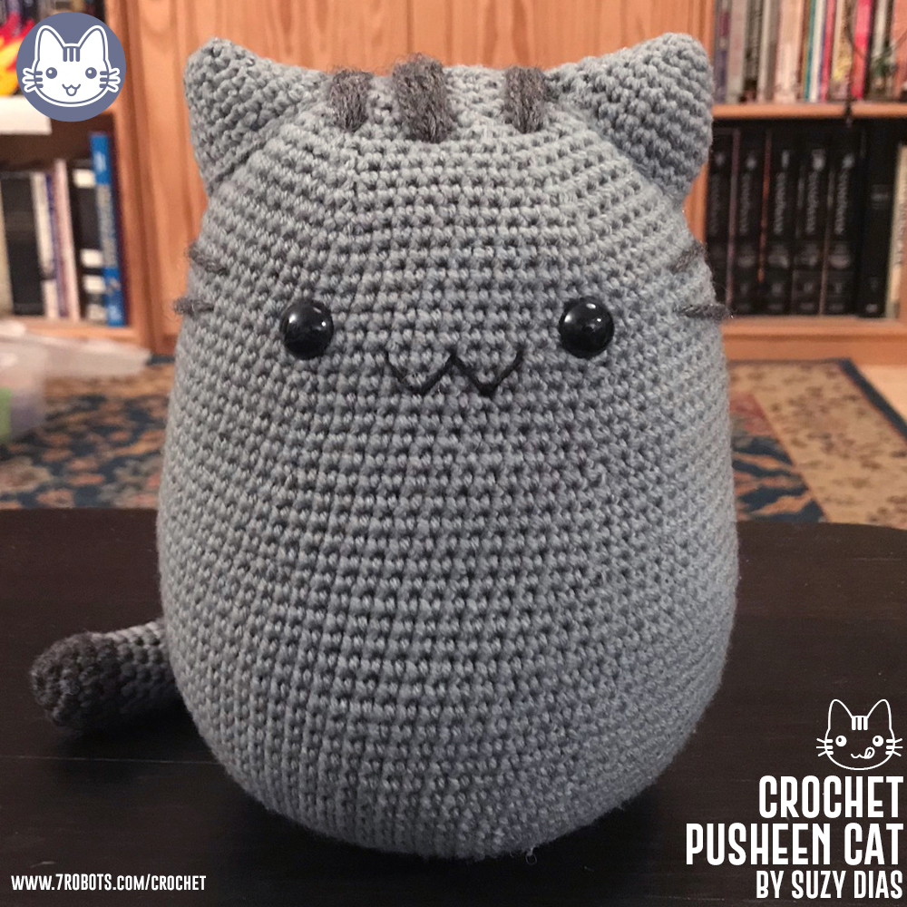 Crochet Pusheen Cat by Suzy Dias