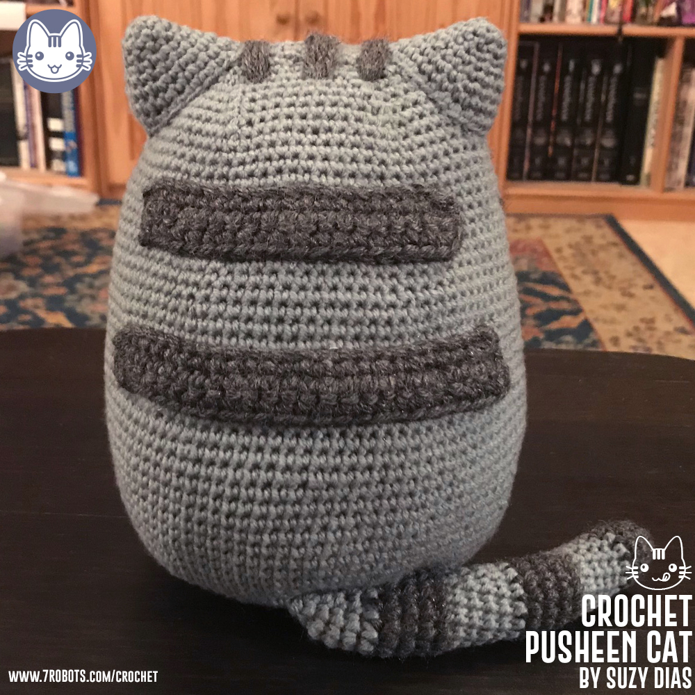 Crochet Pusheen Cat by Suzy Dias