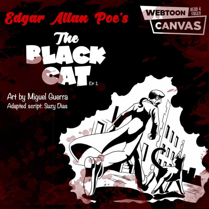 Ghost Metal: Edgar Allan Poe’s The Black Cat ep1 Art by Miguel Guerra