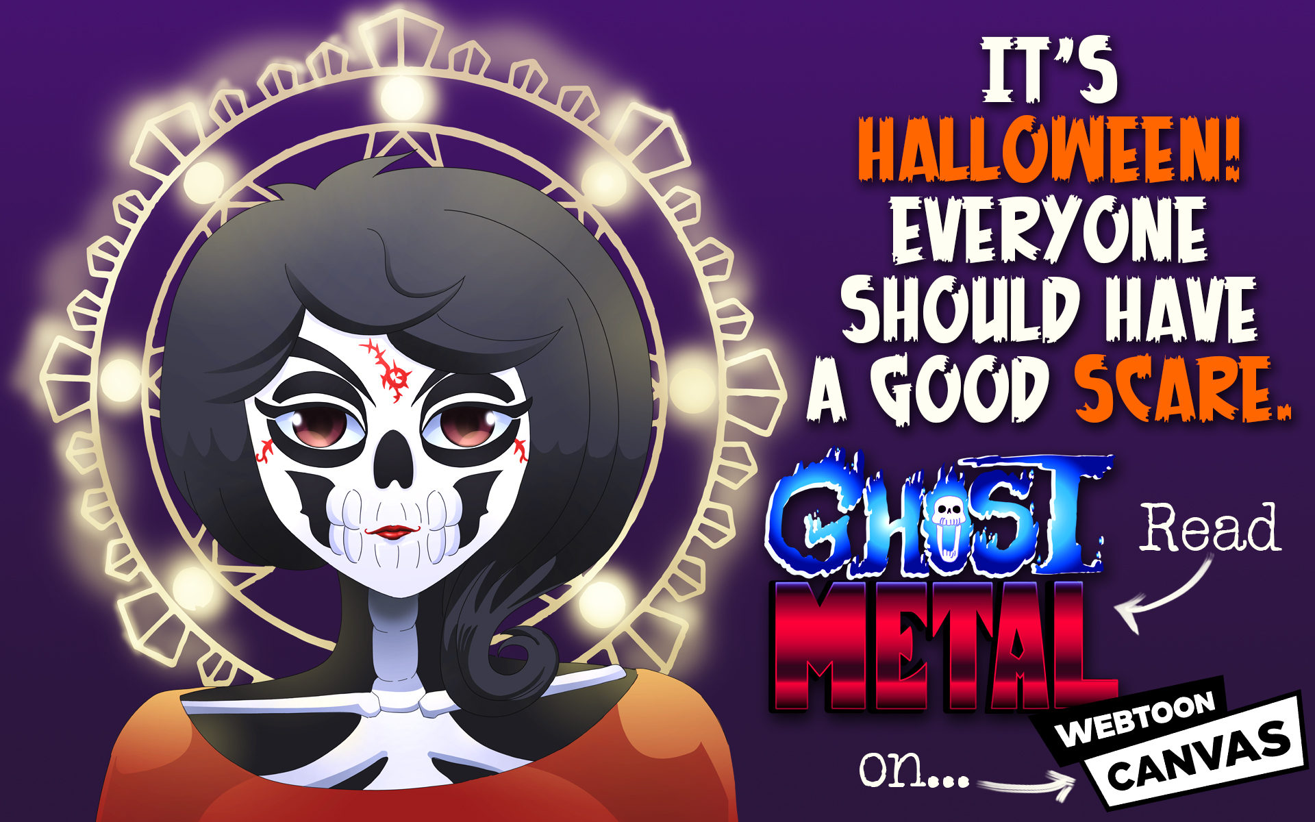 Ghost Metal Halloween: Santa Muerte