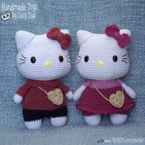 Crochet Hello Kitty Handmade Plushies