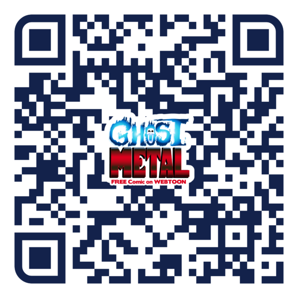 Ghost Metal on Webtoon QR code (site)