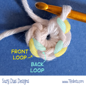 How to Add Single Crochets into a Magic Ring (FREE PDF)