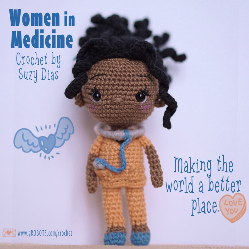 Crochet Nurse or Doctor by Suzy Dias