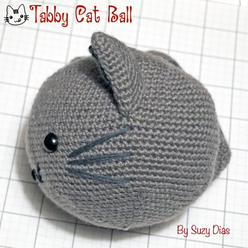 Crochet Cat Ball Pattern by Suzy Dias