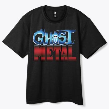 Ghost Metal t-shirt by Miguel Guerra