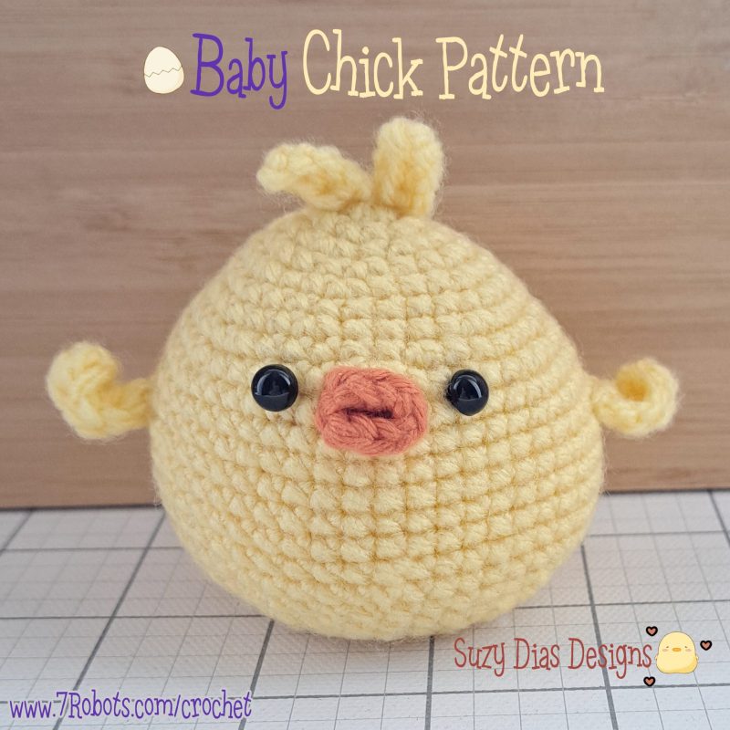 Crochet Baby Chick Pattern by Suzy Dias