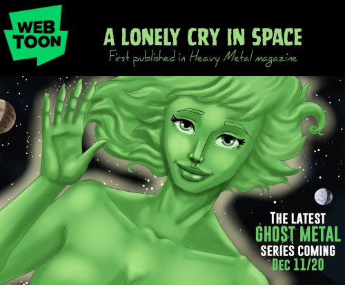 Webtoon Ghost Metal: A Lonely Cry in Space Coming Dec 11