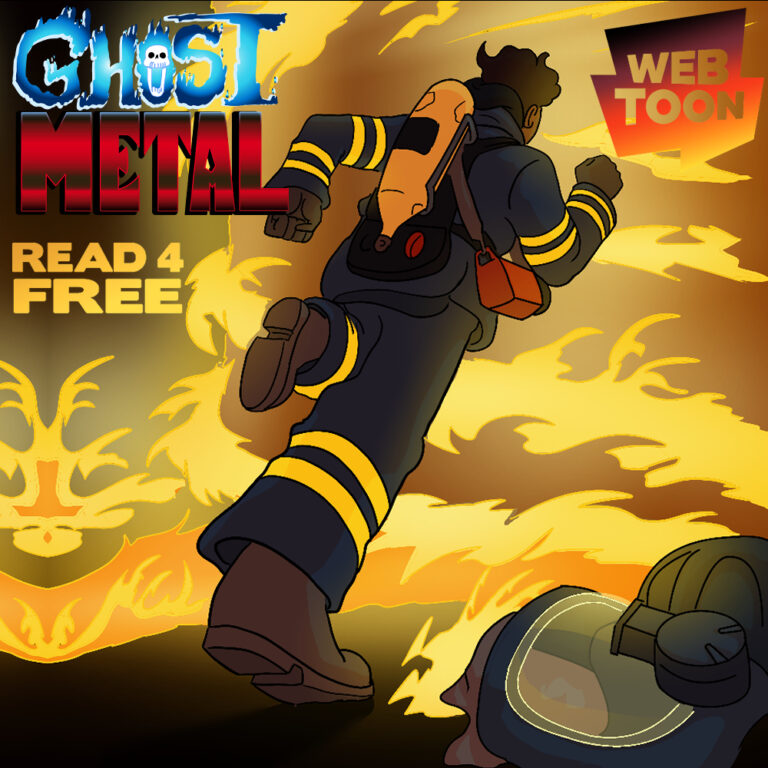 Ghost Metal Webtoon FREE series by Miguel Guerra & Suzy Dias