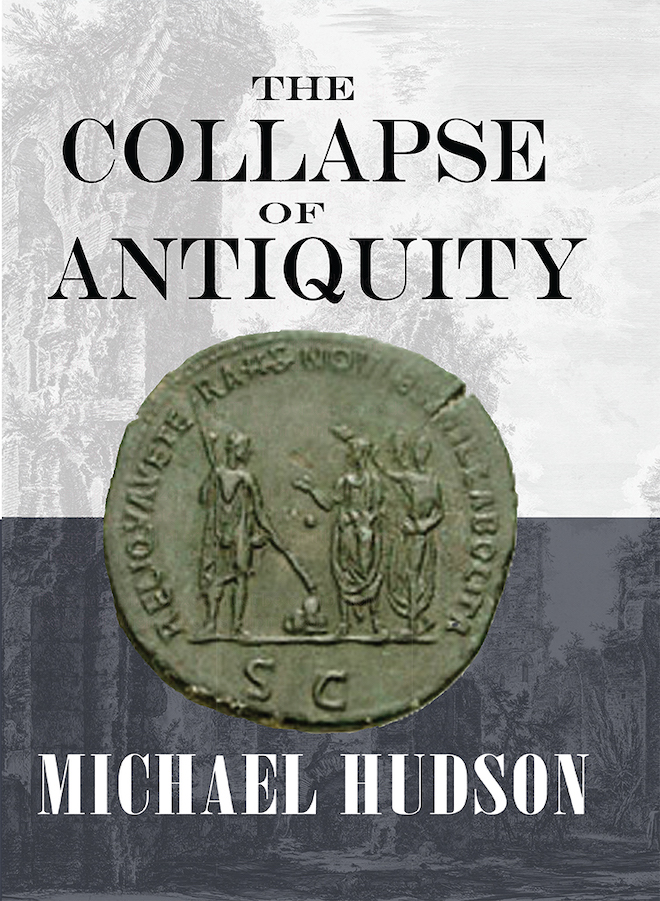 Michael Hudson The Collapse of Antiquity cover by Miguel Guerra