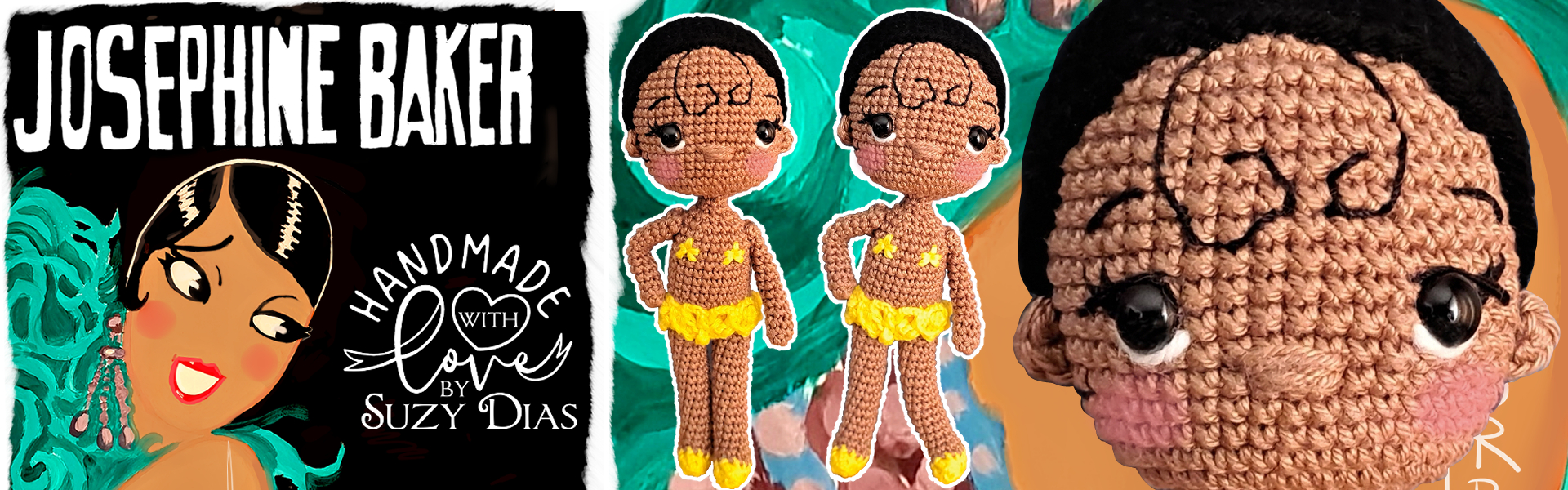 Crochet Josephine Baker by Suzy Dias