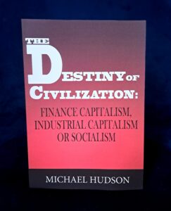 Michael Hudson Destiny of Civilization cover by Miguel Guerra