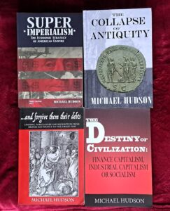 Michael Hudson Economist Book Covers by Miguel Guerra